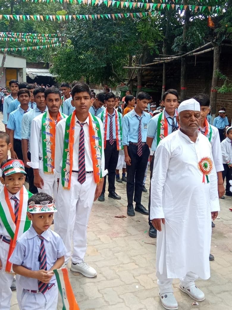 Independence day celebration school students